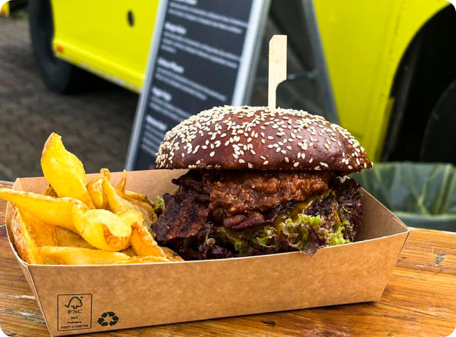 Burgerspecial - Guacamole & Nachos