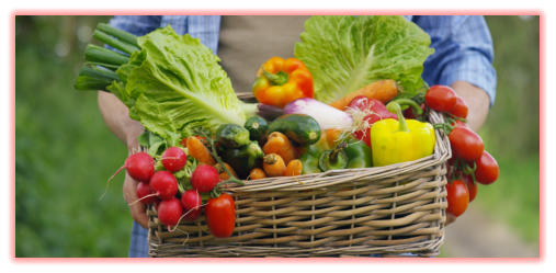 Frisches Gemüse auf dem Foodtruck