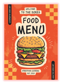 Duke's Speisekarte für Caterings